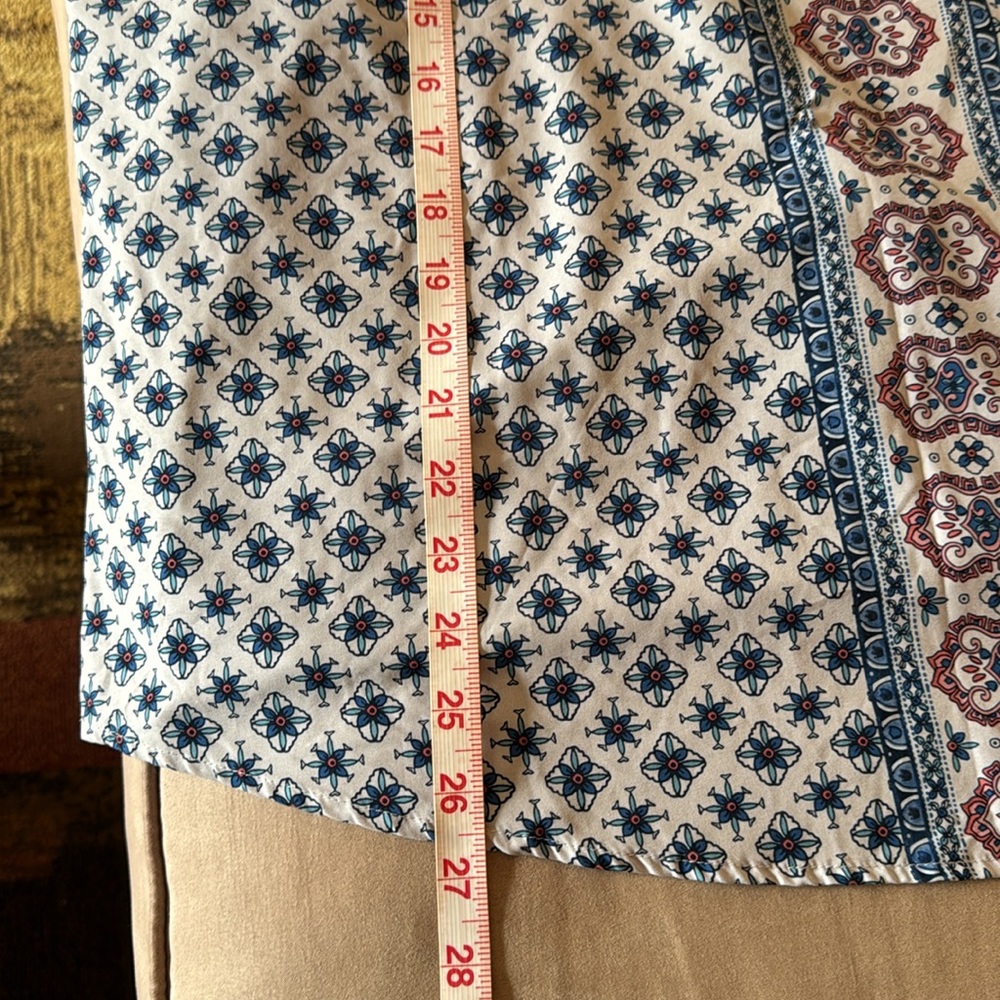 TIME & TRU.‎ Blue medallion print. Sleeveless. Size 2XL. - Picture 8 of 8